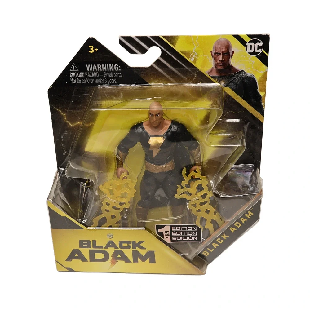 2022 DC Black Adam Figures Lot Of 3 Hawkman - Atom Smasher - Black Adam - Carded